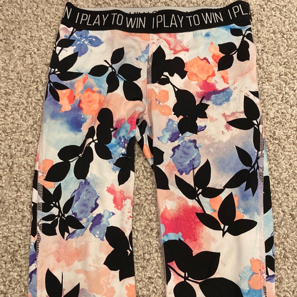 Colorful kids yoga pants